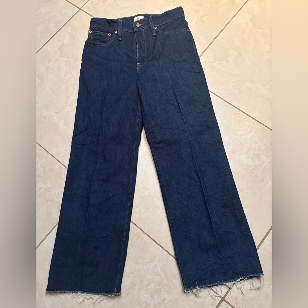 J. Crew Blue Wide Leg Jeans